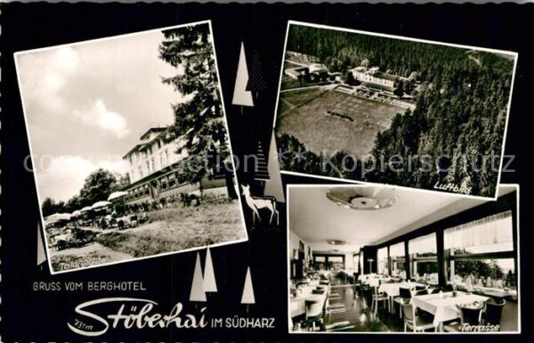 Walkenried Berghotel Stöberhai Restaurant Terrasse