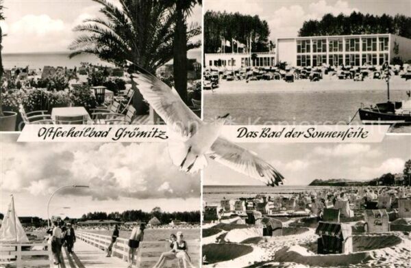 Groemitz Ostseebad Strandrestaurant Terrasse Strand Möwe S