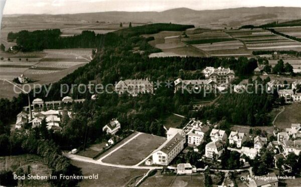 Bad Steben im Frankenwald Original Fliegeraufnahme