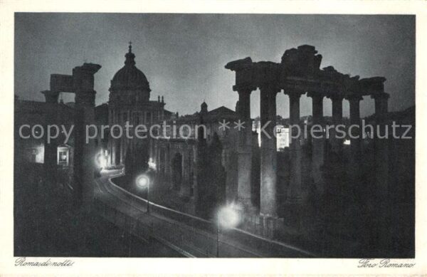 Roma Rom Foro Romano di notte