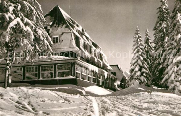 Feldberg Schwarzwald Deutsche Jugendherberge Hebelhof Winter