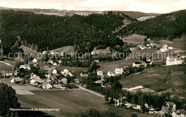 Warmensteinach Panorama Luftkurort mit Helle Glocke un