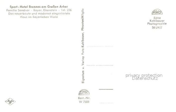 Bayerisch Eisenstein Sporthotel Brennes am Grossen Arber Bay – Bild 2