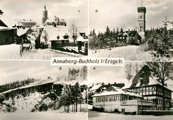 Annaberg-Buchholz Erzgebirge St Annen Kirche Pöhlberghaus Pöhlberg H