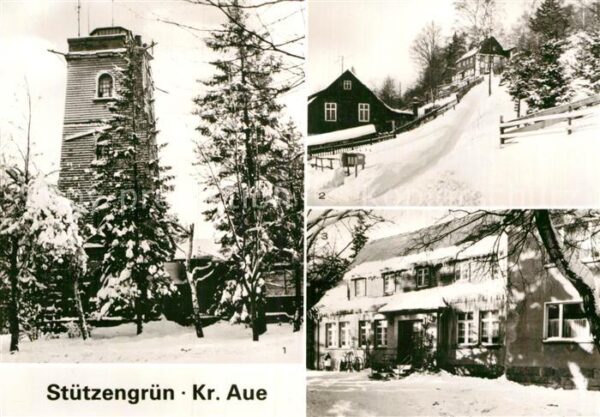 Stuetzengruen Kuhberg Aussichtsturm Berggaststätte Wi