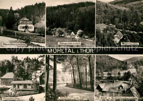 Muehltal Thueringen Meuschkensmühle Naupoldsmühle Pfarrmühl