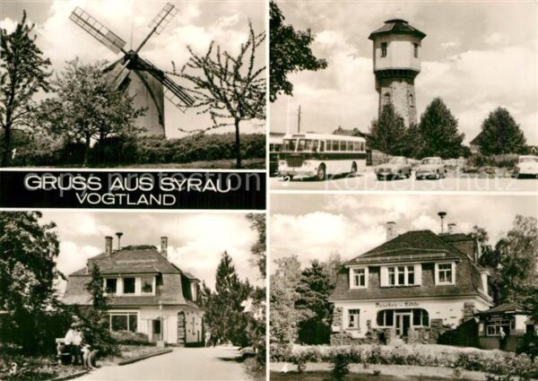 Syrau Vogtland Wandmühle Windmühle Wasserturm Drachenh