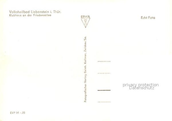 Bad Liebenstein Klubhaus an der Friedensallee – Bild 2