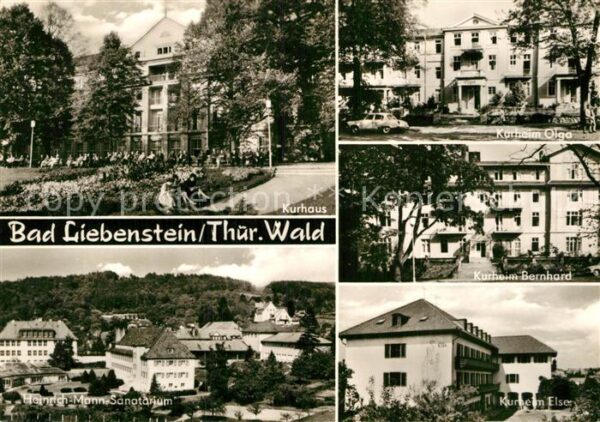 Bad Liebenstein Kurhaus Kurheim Heinrich Mann Sanatoriu