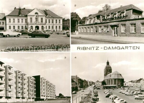 Ribnitz-Damgarten Ostseebad Karl Marx Platz HO Gaststätte Sportpala