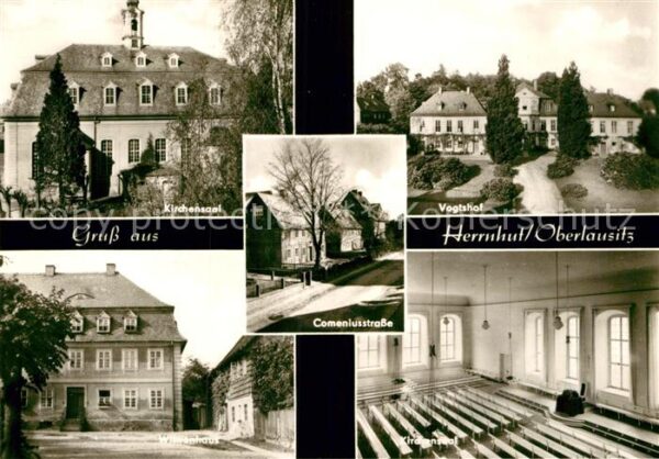 Herrnhut Kirchensaal Comeniusstrasse Witwenhaus