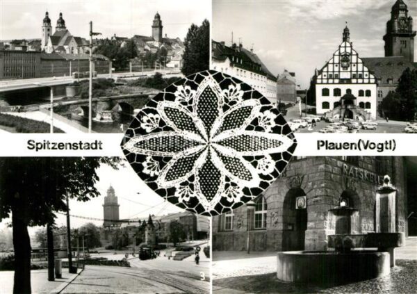 Plauen Vogtland Wilhelm Külz Brücke Altes Rathaus Otto