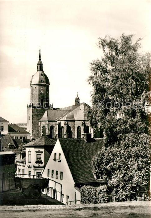 Annaberg-Buchholz Erzgebirge Blick zur St Annenkirche