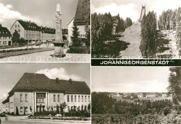 Johanngeorgenstadt Postmeilensäule Erzgebirgsschanze Skisp