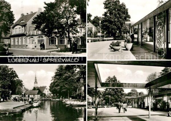 Luebbenau Spreewald HO Gaststätte Hafen Anleger