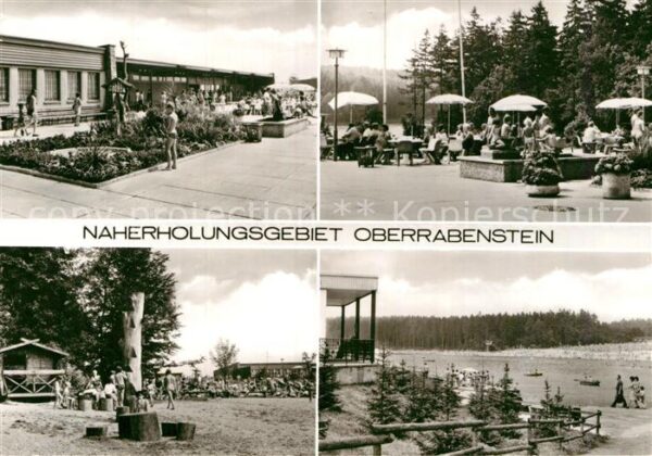 Karl-Marx-Stadt Naherholungsgebiet Oberrabenstein Staus