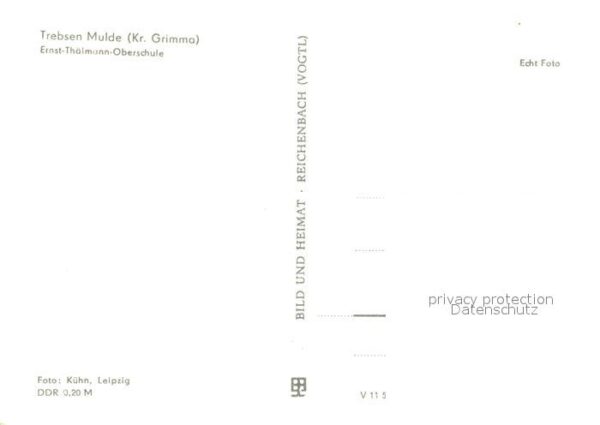 Trebsen Mulde Ernst Thälmann Oberschule – Bild 2
