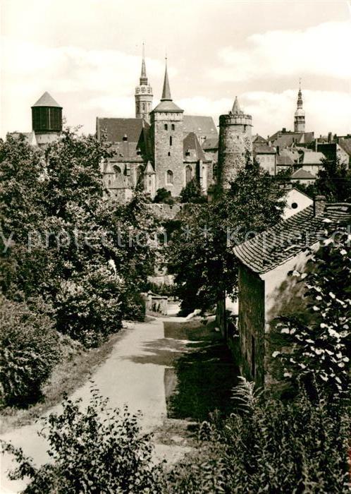 Bautzen Blick vom Scharfenweg Alte Wasserkunst