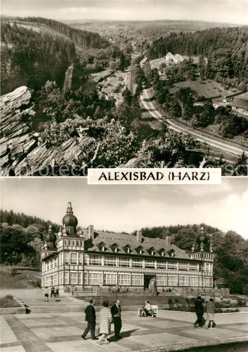 Alexisbad Harz Panorama Blick ins Selketal FDGB Ferien