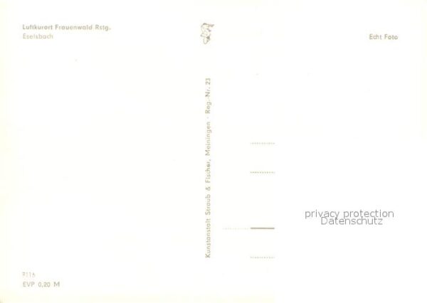 Frauenwald Thueringen Landschaftspanorama Eselsbach – Bild 2