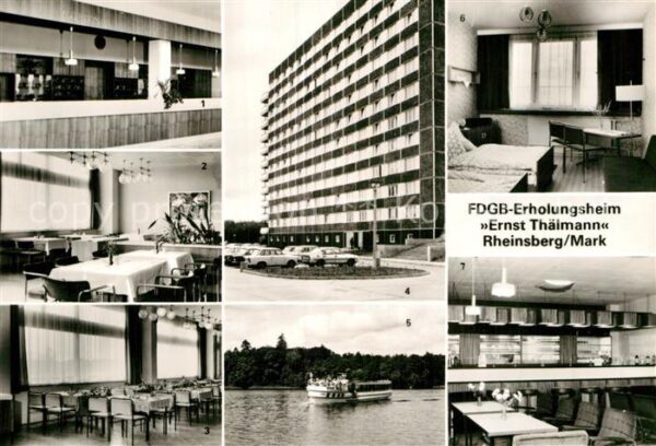 Rheinsberg FDGB Erholungsheim Ernst Thälmann Dampf