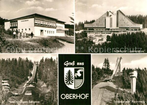 Oberhof Thueringen Schanzenbaude Interhotel Panorama Schan