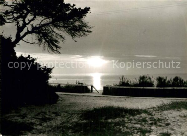 Graal-Mueritz Ostseebad Sonnenuntergang am Meer