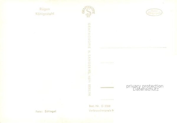 Ruegen Königsstuhl Kreidefelsen Steilküste – Bild 2