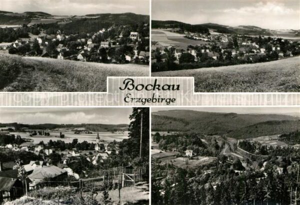 Bockau Erzgebirgskreis Landschaftspanorama