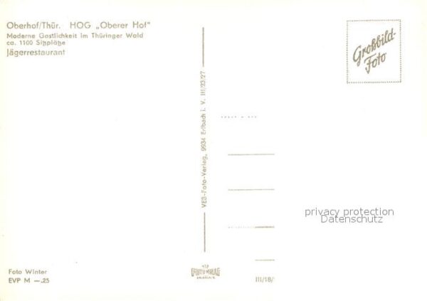 Oberhof Thueringen HOG Oberer Hof Jägerrestaurant – Bild 2