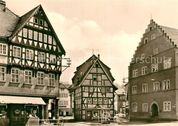 Schmalkalden Altmarkt Fachwerkhäuser Altstadt
