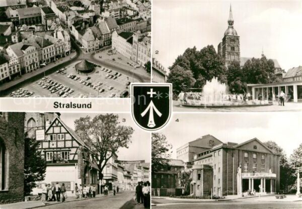 Stralsund Mecklenburg Vorpommern Leninplatz Ossenreyer Strasse Mönchstra