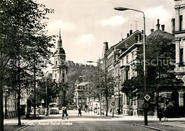 Greiz Thueringen August Bebel Strasse