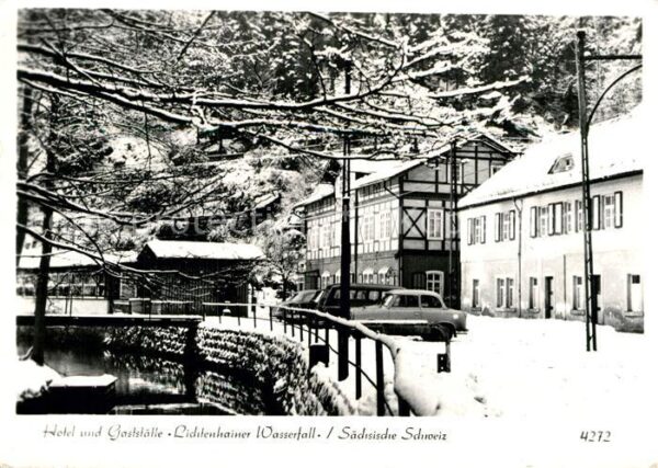 Lichtenhain Sebnitz Hotel Gaststätte Lichtenhainer Wasserfa
