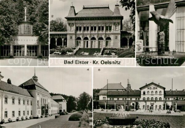 Bad Elster Marienquelle Kurhaus Elsterbrunnen Bade