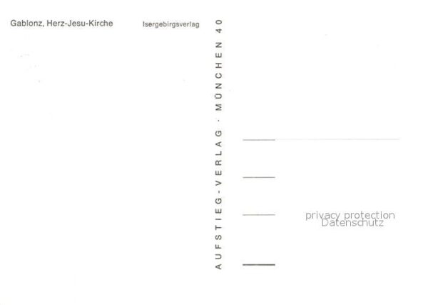 Gablonz Neisse Tschechien Herz Jesu Kirche – Bild 2