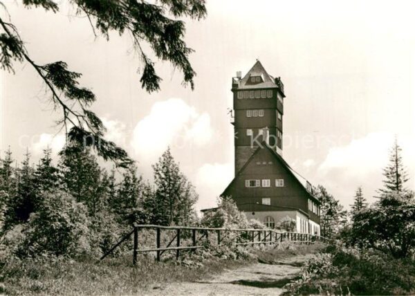 Baerenstein Annaberg-Buchholz Berghaus auf dem Bärenstein Aussichtstu