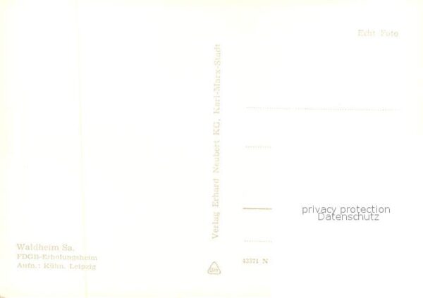 Waldheim Sachsen FDGB Erholungsheim – Bild 2