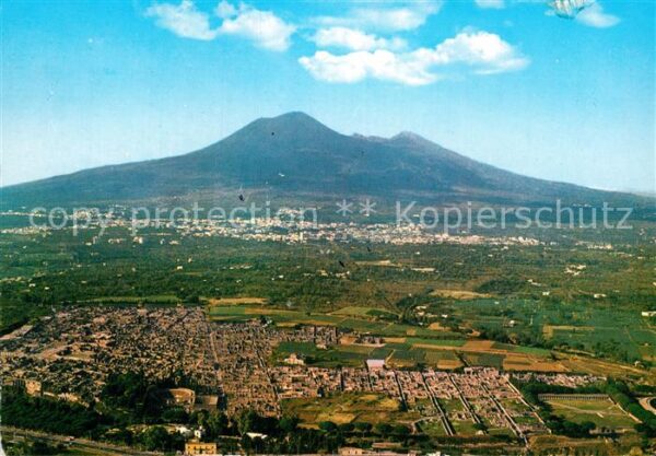 Pompei Panorama e Vesuvio dall aereo Vulkan