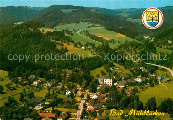 Bad Muehllacken Oberoesterreich Mühlviertel Kneippkurort Fliegeraufnahm