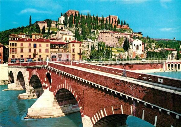 Verona Veneto Ponte Pietra Steinbrücke