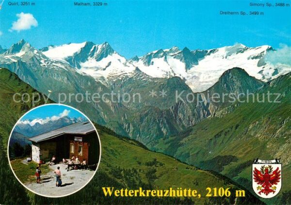 Virgen Wetterkreuzhütte Alpenpanorama