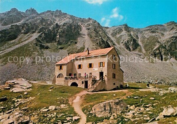 Sulden Solda Düsseldorfer Hütte mit Schöneck Rifugio