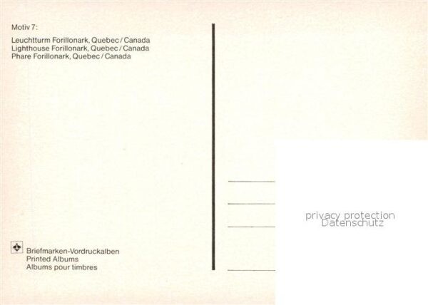 Quebec Leuchtturm Forillonark Phare Motiv Nr 7 – Bild 2