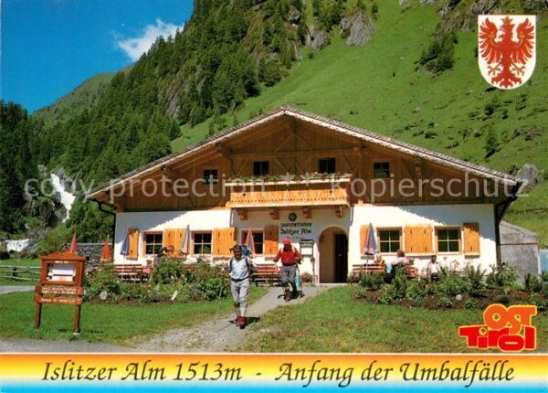 Hinterbichl Praegraten Islitzer Alm Umbalfälle Wasserfall Wass