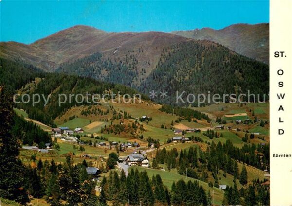 St Oswald Kaernten Panorama Sommerfrische Wintersportplatz