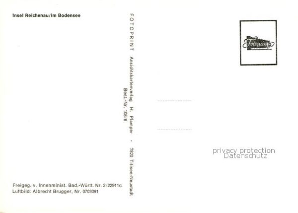 Insel Reichenau mit Alpenkette Fliegeraufnahme – Bild 2