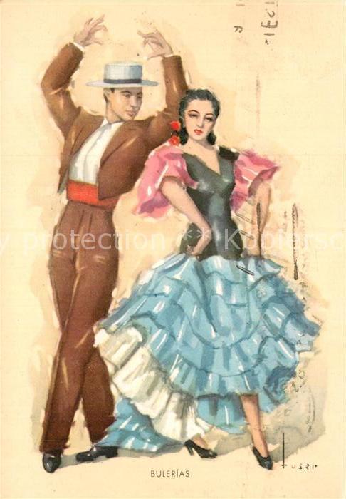 Tanz Taenzer Bulerias Folklore Espanol Bailes Andalu