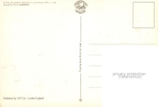 Polizei Policeman London St. Pauls Area – Bild 2
