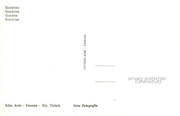 Boote Venezia Gondole – Bild 2